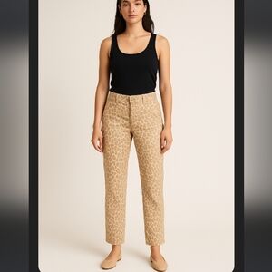 Anthropologie The Wanderer Leopard Print Pants Size 26